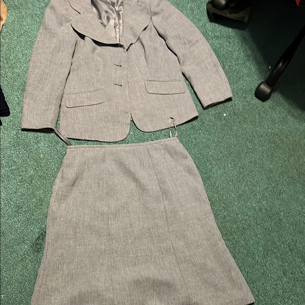 Gray Women's Suit Set